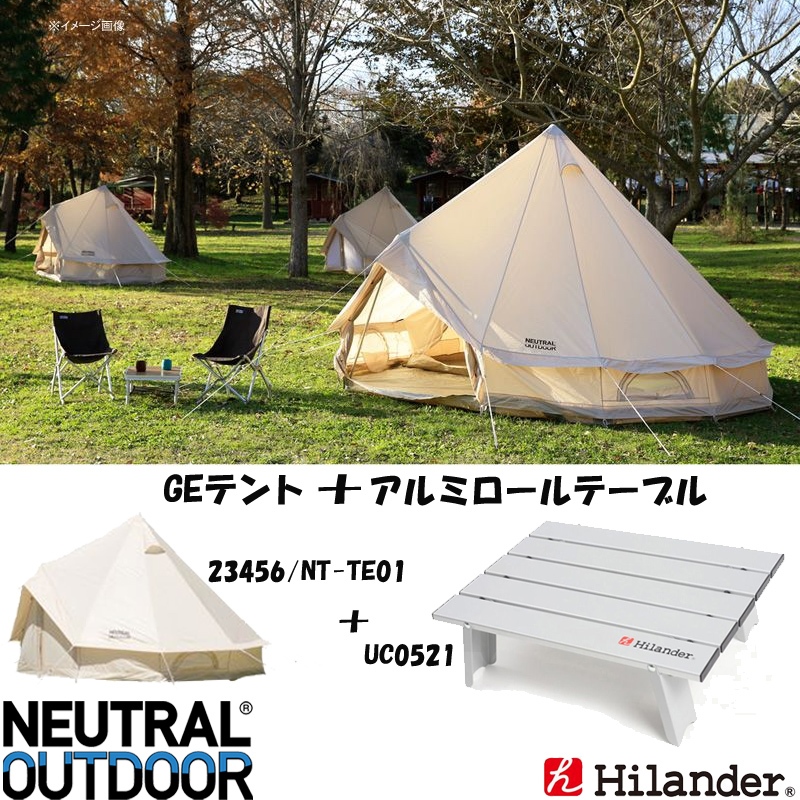 割引クーポン対象品 NEUTRALOUTDOOR GEタープ6.0 OUTDOOR GEテント3.0