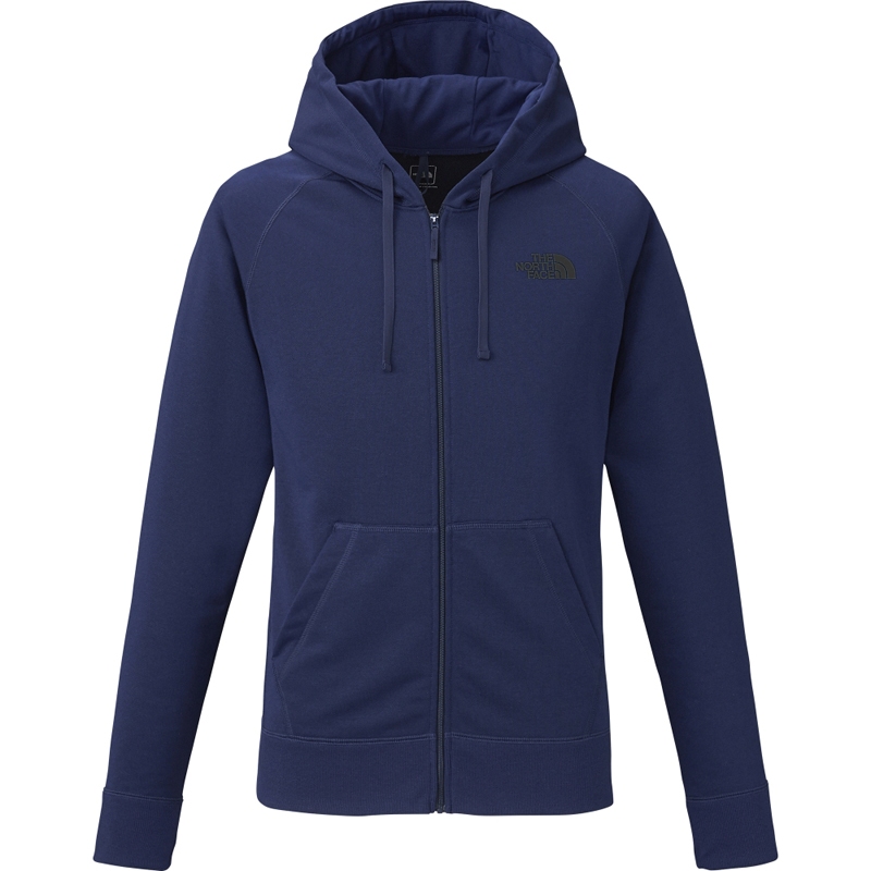 north face blue zip up hoodie