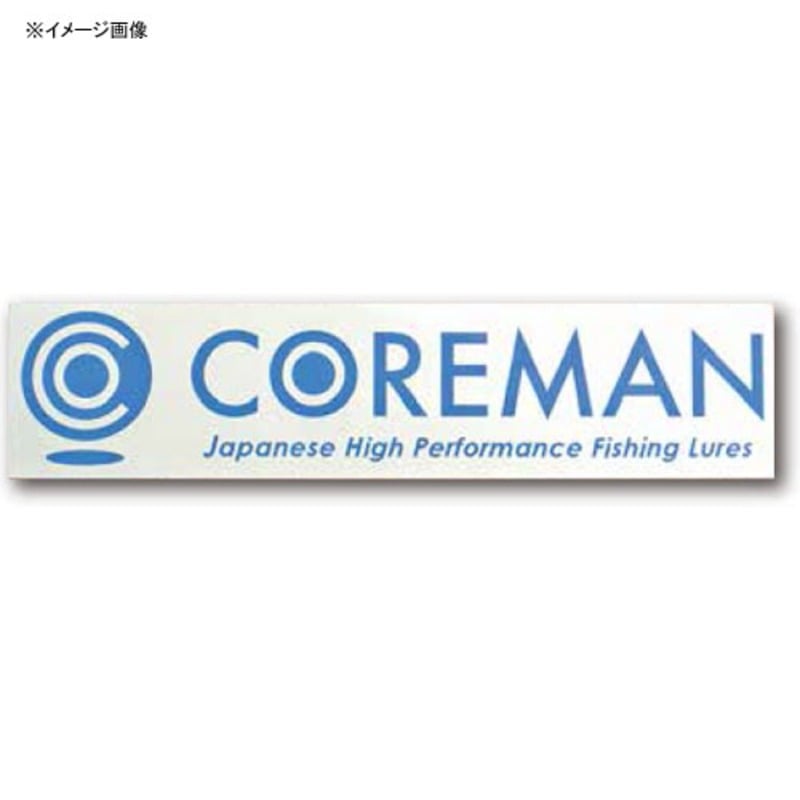 コアマン(COREMAN) ロゴカッティングステッカー ｜アウトドア用品・釣り具通販はナチュラム