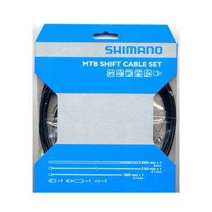 シマノ(SHIMANO/サイクル) ＯＴ-ＳＰ４１ ＭＴＢ ステンシフトケーブルＳＥＴ ブラック Y60098021