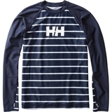 HELLY HANSEN(ヘリーハンセン) L/S Border Rashguard(ボーダー ラッシュガード) HE81712 ラッシュガード(メンズ)