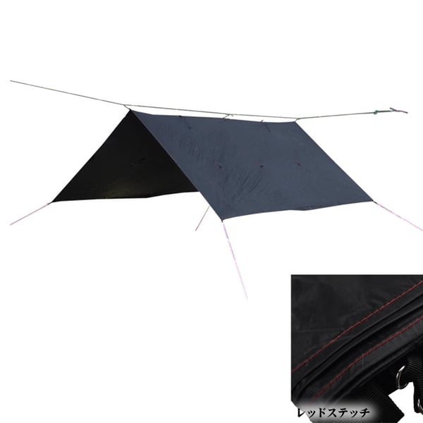 Bush Craft(ブッシュクラフト) ORIGAMI TARP(オリガミタープ) 02-06-tent-0011 ウィング型(ポール:1～2本)