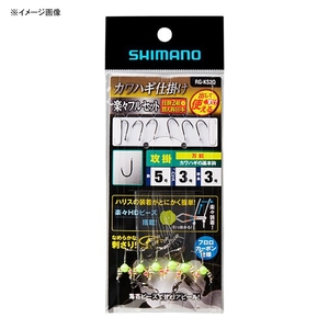 シマノ(SHIMANO) ＲＧ-ＫＳ２Ｑ カワハギ仕掛け 楽々フルセット 攻掛 ５．０号 528742