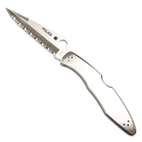 Spyderco(スパイダルコ) ポリス ステンレス 波刃 C07S フォールディングナイフ
