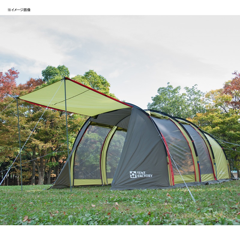 TENT FACTORY(テントファクトリー) フォーシーズン トンネル 2ルームテント L  TF-4STU2-NL｜アウトドア用品・釣り具通販はナチュラム