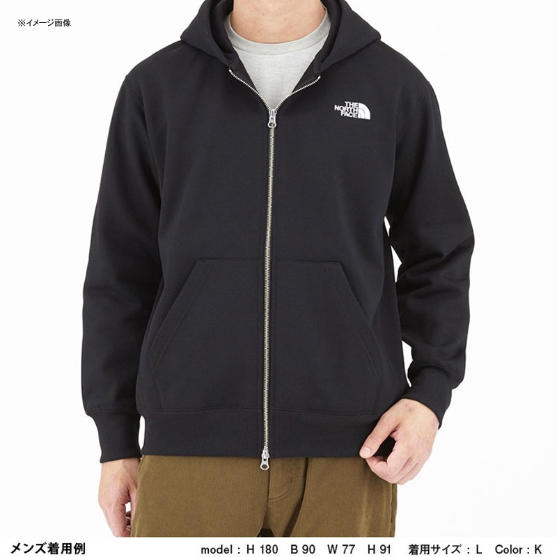 THE NORTH FACE(ザ・ノース・フェイス) SQUARE LOGO FULLZIP(スクエア ロゴ フルジップ) Men's NT61836｜ アウトドアファッション・ギアの通販はナチュラム