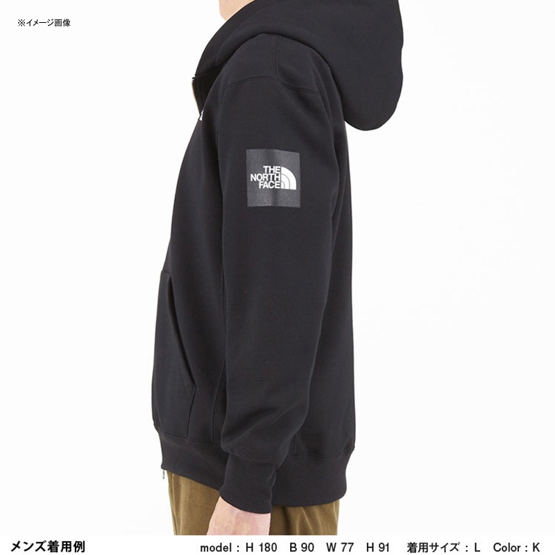 THE NORTH FACE(ザ・ノース・フェイス) SQUARE LOGO FULLZIP(スクエア