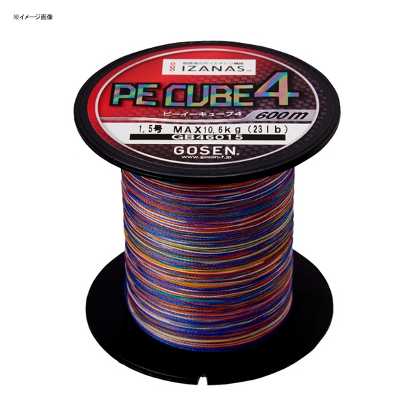 ゴーセン(GOSEN) PE CUBE4(PE キューブ4) 600m GB46010 ジギング用PEライン