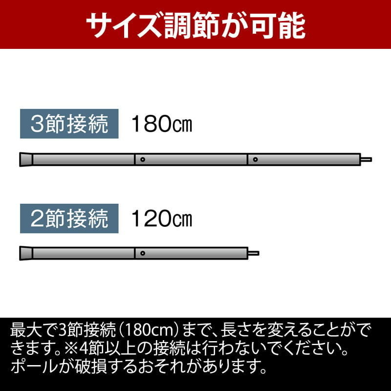 ユニフレーム(UNIFLAME) REVOポール180(2本組)