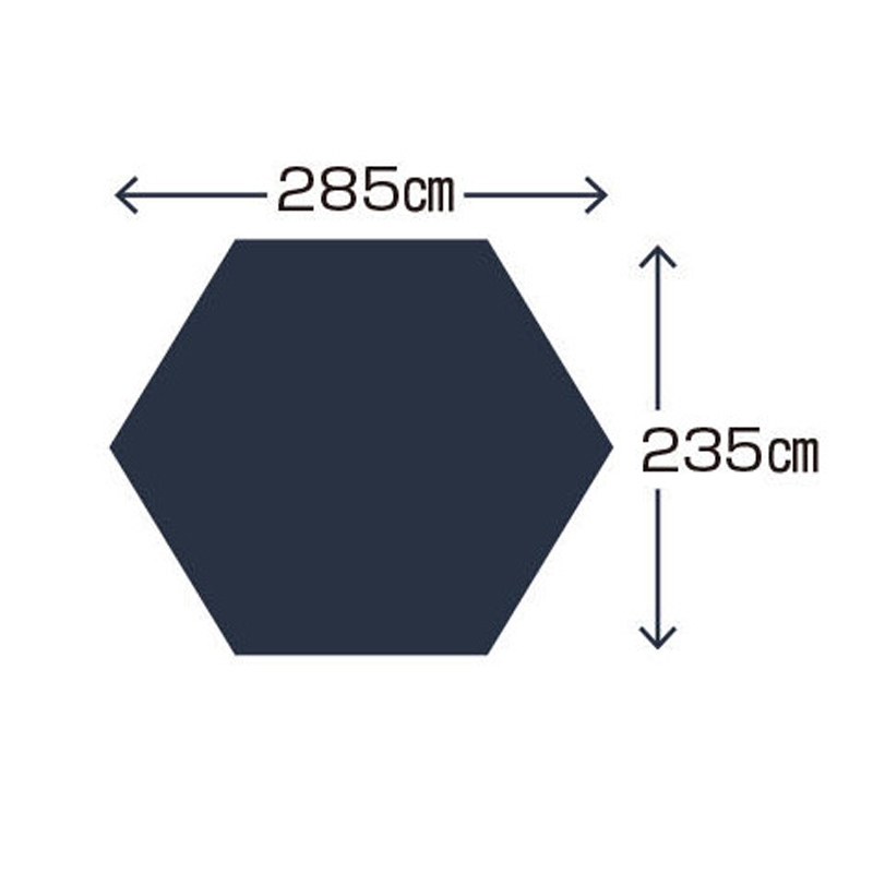 キャプテンスタッグ(CAPTAIN STAG) テントグランドシートUA-34ヘキサ300用 UA-4526｜アウトドア用品・釣り具通販はナチュラム