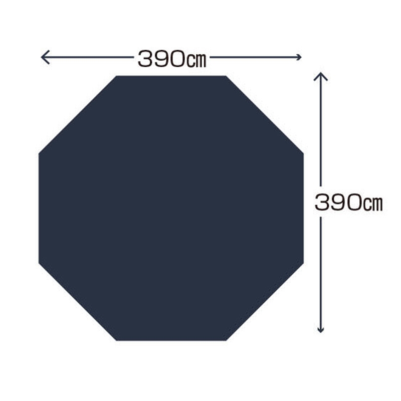 キャプテンスタッグ(CAPTAIN STAG) テントグランドシートUA-46DXオクタ400用 UA-4528｜アウトドア用品・釣り具通販はナチュラム