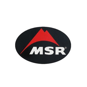 MSR(エムエスアール) 【国内正規品】MSRロゴオーバルステッカー 36904