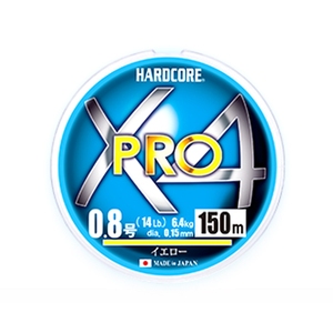 デュエル(DUEL) HARDCORE X4 PRO(ハードコア X4プロ) 150m H3862-Y