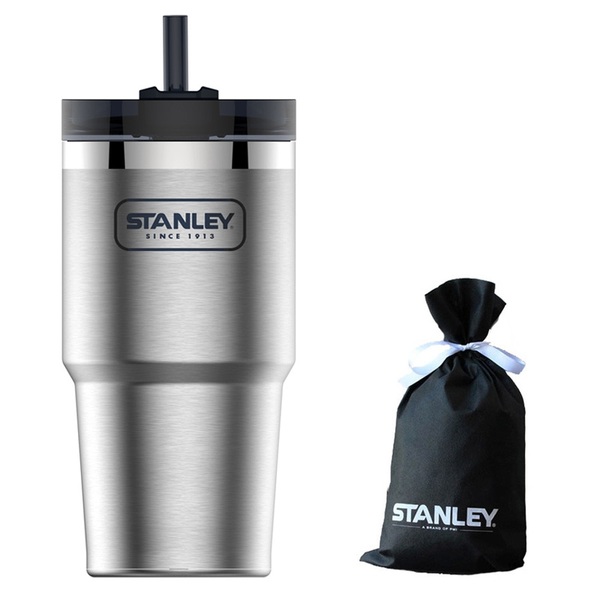 STANLEY(スタンレー) 真空クエンチャー0.59L SV+STANLEY ギフトバッグ(Mサイズ)【プレゼント特別企画】  02662-009｜アウトドア用品・釣り具通販はナチュラム