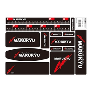 マルキュー(MARUKYU) 強粘着ステッカー ＭＱ‐０１ Ａ４ ブラック 16455