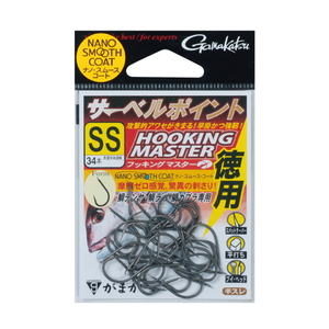 がまかつ(Gamakatsu) バラ 徳用 サーベルポイント フッキングマスター 68531-1-0 シングルフック