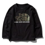 THE NORTH FACE(ザ･ノース･フェイス) L/S CAMO LOGO TEE(ログスリーブ カモ ロゴ Tシャツ キッズ) Kid’s NTJ81824 長袖シャツ(ジュニア/キッズ/ベビー)