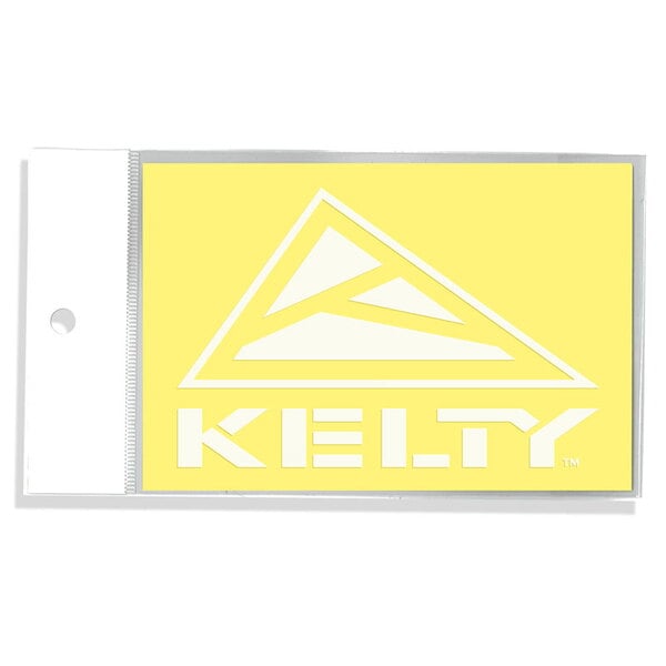 KELTY(ケルティ) WHITE LOGO STICKER 2018102 ステッカー