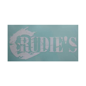 RUDIE'S（ルーディーズ） 転写ステッカー Ｌ ホワイト