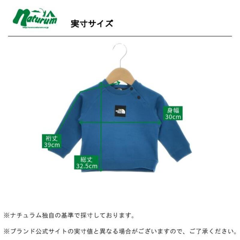 THE NORTH FACE(ザ・ノース・フェイス) Baby's SWEAT LOGO CREW