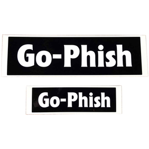 Go-Phish(ゴーフィッシュ) Go-Phishロゴステッカーセット2枚入