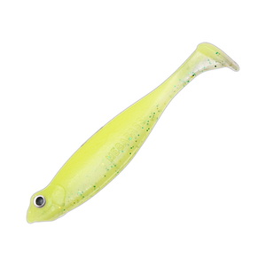 メガバス(Megabass) ＨＡＺＥＤＯＮＧ ＳＨＡＤ（ハゼドン シャッド） ＳＷ ４．２インチ グローチャートライム 00000046592