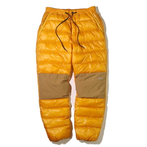 【送料無料】ナンガ(NANGA) ＭＯＵＮＴＡＩＮ ＬＯＤＧＥ ＤＯＷＮ ＰＡＮＴＳ（マウンテン ロッジ ダウン パンツ メンズ） Ｓ ＹＥＬ（イエロー）