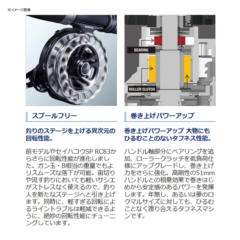 キャンプ＆フィッシングの付録:黒鯛リールのフラッグシップ！２０セイハコウ リミテッドＲＣ８３！