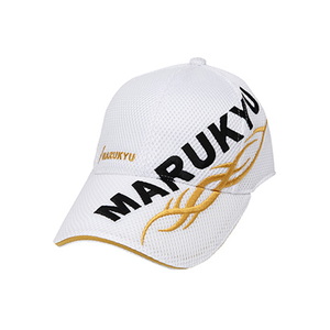 マルキュー(MARUKYU) マルキユートライバルメッシュキャップ０２ Ｌ ホワイト 17367