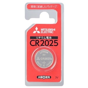 MITSUBISHI(三菱電機) リチウムコイン電池 3V 1個パック CR2025 CR2025D/1BP