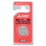 MITSUBISHI(三菱電機) リチウムコイン電池 3V 1個パック CR2025 CR2025D/1BP 電池&ソーラーバッテリー