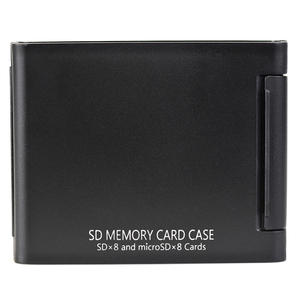 Kenko(ケンコー) SDメモリーカードケースAS 8枚収納タイプ(SDカード8枚+microSDカード8枚収納可能) ASSD8BK