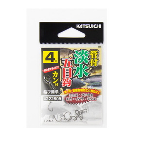 カツイチ(KATSUICHI) 管付淡水五目鈎 ４号