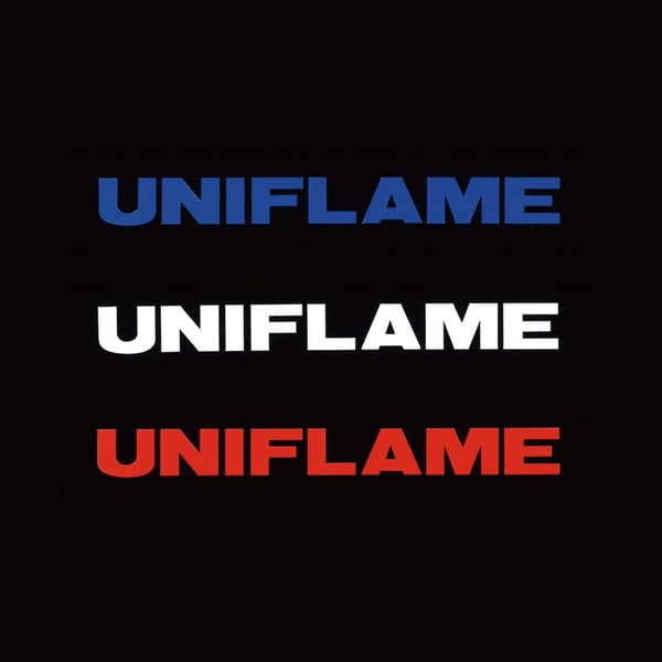 ユニフレーム(UNIFLAME) UFロゴステッカー大 トリオ 690123 ステッカー