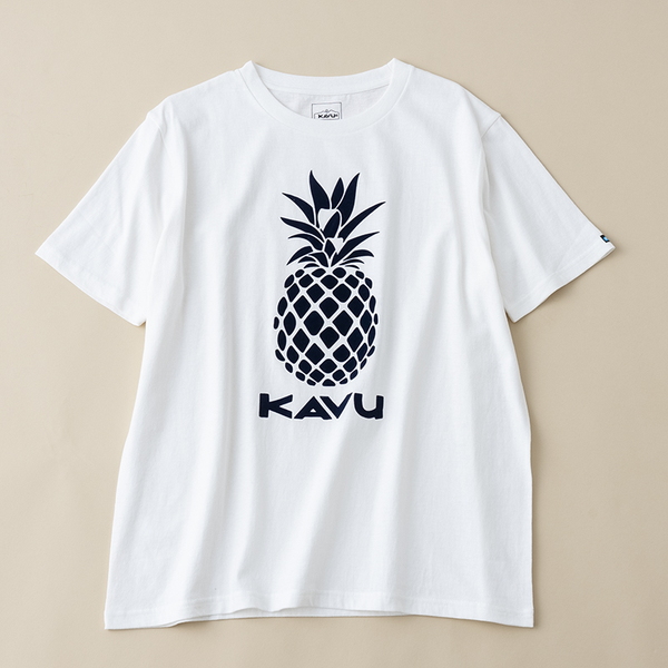 KAVU(カブー) Pineapple Tee Men's(パイナップル Tシャツ メンズ