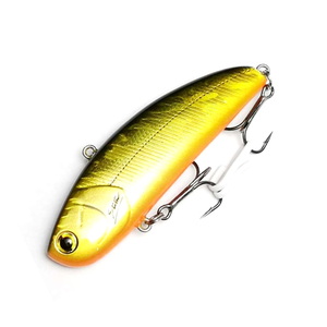 サムルアーズ（sumlures） ＳＵＭ ＶＩＢｒａｔｉｏｎ（サムバイブレーション） Ｆ ７５ｍｍ ホログラム金黒ＯＢ