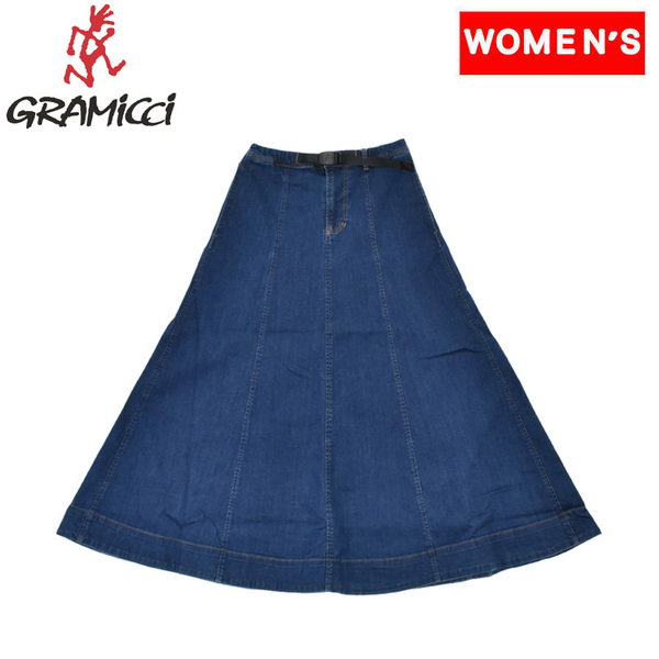 GRAMICCI(グラミチ) DENIM MERMAID SKIRT(デニム マーメイド スカート)  GLSK-21F008｜アウトドアファッション・ギアの通販はナチュラム