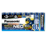 パナソニック(Panasonic) 乾電池エボルタネオ単3形8本パック LR6NJ/8SW 電池&ソーラーバッテリー