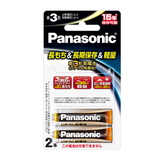パナソニック(Panasonic) 1.5Vリチウム乾電池 単3形2本パック FR6HJ/2B 電池&ソーラーバッテリー