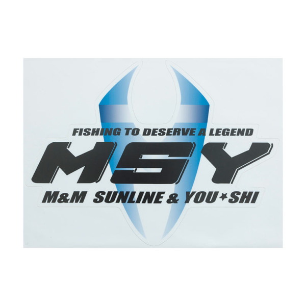 サンライン(SUNLINE) MSY ステッカー大   ステッカー