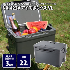 シマノ(SHIMANO) NX-422V アイスボックス VL 01 Mグレー 22L