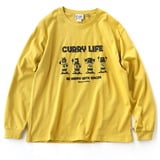 gym master(ジムマスター) 7.2oz CURRY LIFE ロンティー G733650 長袖Tシャツ(メンズ)