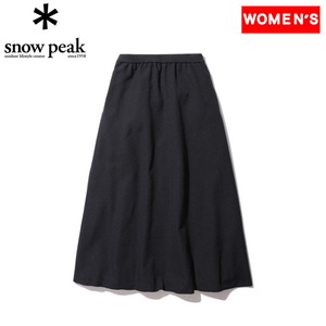 スノーピーク(snow peak) 【22春夏】W CORDURA Co/Pe Dry Gather Skirt ウィメンズ BK(ブラック) 2