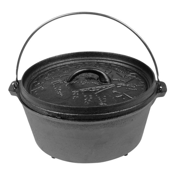 POLeR(ポーラー) CAST IRON DUTCH OVEN 221ACU9004-IRON ダッチオーブン