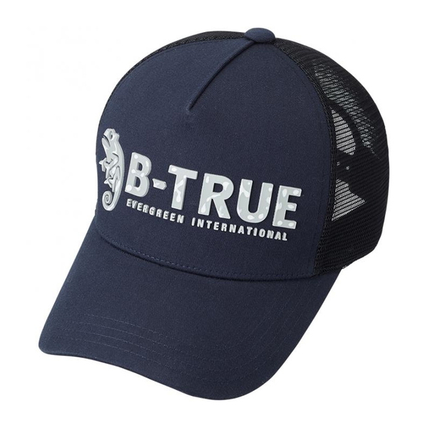 B-TRUE ラバーロゴメッシュキャップ