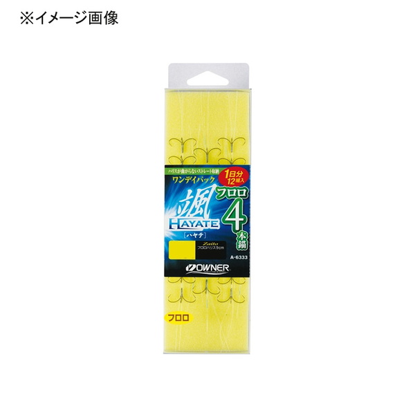 オーナー針 ワンデイパック 颯フロロ4本錨 No.36333 鮎･渓流仕掛け