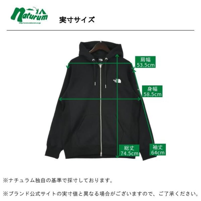 THE NORTH FACE(ザ・ノース・フェイス) 【22秋冬】スクエア ロゴ フルジップ NT62232 ｜アウトドアファッション・ギアの通販はナチュラム