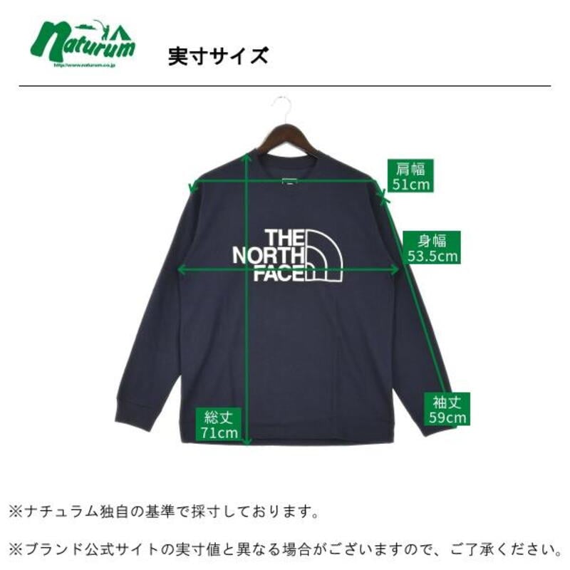 THE NORTH FACE(ザ・ノース・フェイス) 【22秋冬】ロングスリーブ ハーフ ドーム ロゴ ティー NT82231 ｜アウトドアファッション・ギアの通販はナチュラム