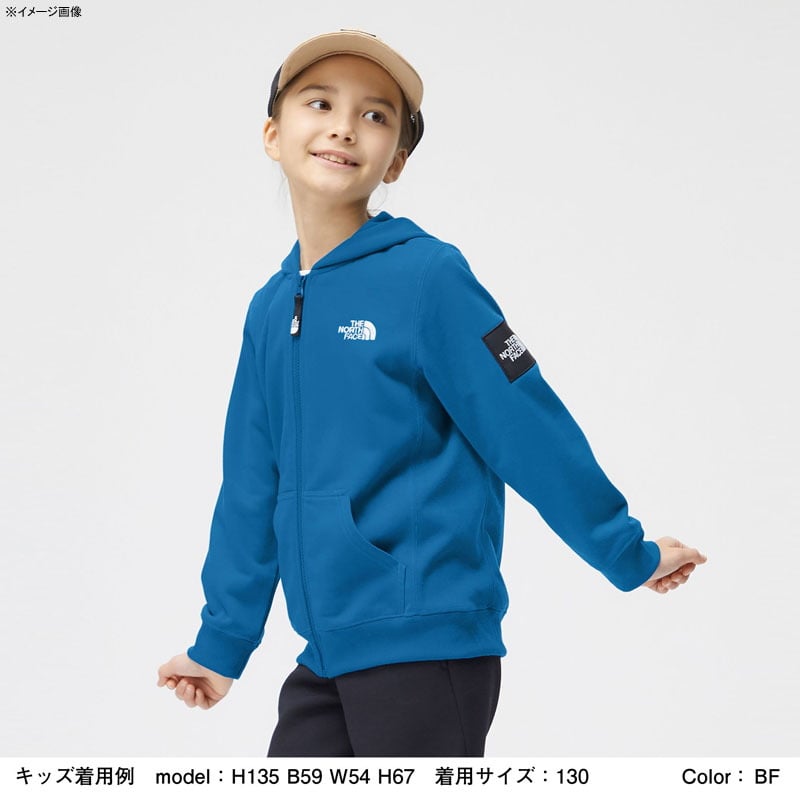 ５５％以上節約 THE NORTH FACE ザ ノース フェイス Kid's SQUARE LOGO FULLZIP スクエア ロゴ フルジップ  キッズ 150cm ラピスブルー LB NTJ12116 whalestale.com.fj