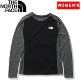 THE NORTH FACE(ザ･ノース･フェイス) ロングスリーブ ハイブリッド GTD メランジ クルー ウィメンズ NTW62275 Tシャツ･カットソー長袖(レディース)